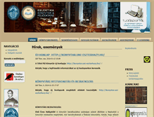 Tablet Screenshot of eklektika.ektf.hu
