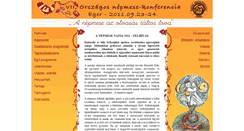 Desktop Screenshot of nepmesenapja2011.ektf.hu